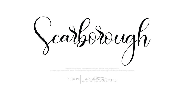 Luxury alphabet letters font for logo