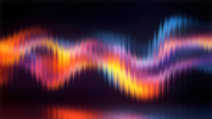 Neon Wave — Abstract Light Spectrum