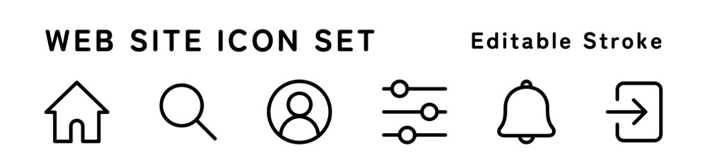 WEBサイトのアイコンセット