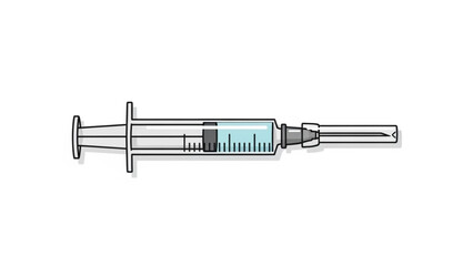 Syringe medical injection needle healthcare vaccination immunization treatment flu shot tool equipment 100
