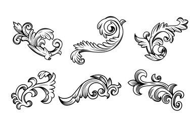 Vintage ornamental flourish frame with baroque corner elements and filigree details. Elegant decorative border with Victorian scroll patterns, engraved floral motifs and ornate calligraphic accents.