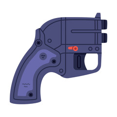 Fototapeta premium Stun Gun as Self-defense Tool and Equipment for Protection Vector Illustration