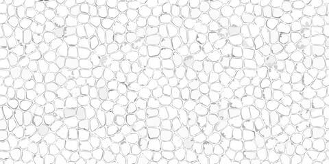 Seamless white pebble stone texture background for modern design projects