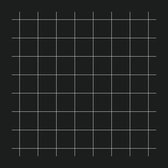 Clean White Grid Template on Dark Background for Layout and Design Planning
