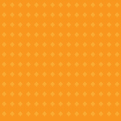Orange Floral Pattern Background