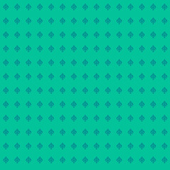 Turquoise Spade Pattern Background