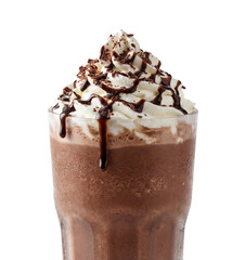 Refreshing Matcha Green Tea Drink with Whipped Cream