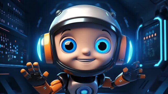 Futuristic toy robot, autonomous programmable new color technique