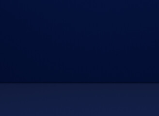 Indigo Background studio room loft dark navy pattern stage mockup cement blue wall floor black grunge scene rough paper podium autumn backdrop presentation product, solid structure stucco empty.