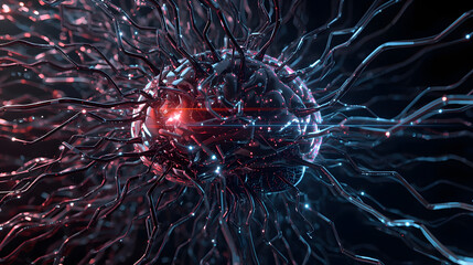 Human Brain Synapse Scan: Neural Network Activity