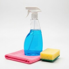 Spray Bottle Cleaning Supplies and Sponge whisk 4000w