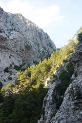 Mountain landscape Göynük canyon, Antalya region, Turkey          