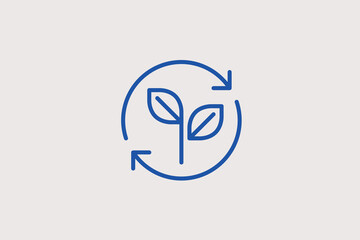 Fototapeta premium solar energy illustration in line style design. Vector illustration. 