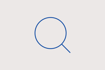 search  illustration in line style design. Vector illustration.	