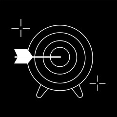 Target icon. Vector icon design