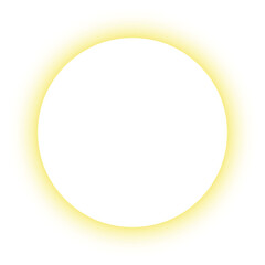 Luminous Golden Ring on Black Background