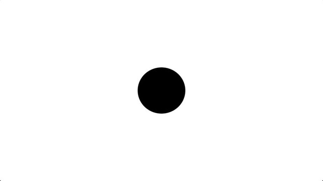black and white moving transition animation