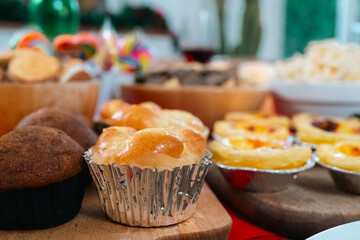 Freshly baked pastries and sweet treats are beautifully displayed in a cozy bakery inviting customers to enjoy delightful flavors crafted with care creativity and passion