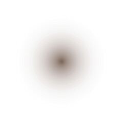 Abstract White Radial Gradient Circle on Black Background