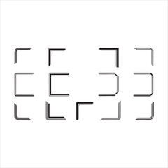 Elegant Set of Borders and Corners Vector Illustrations &ndash; Decorative Frames for Design vector.