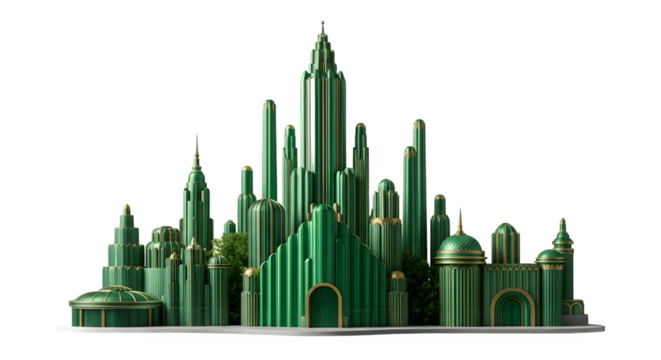 Emerald City A Green Metropolis of Oz.