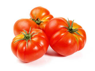 Vegetables - Beef Tomatoes on white Background