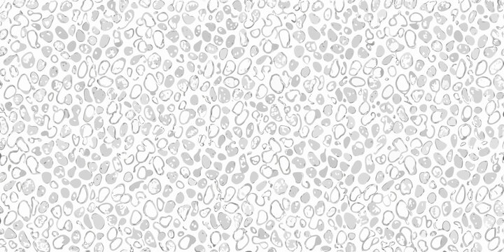 Monochrome abstract background with irregular shapes and outlines for creative projects