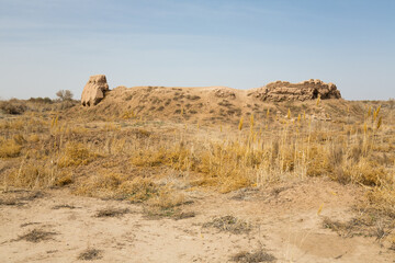The ruins of fortress of Ancient Khorezm