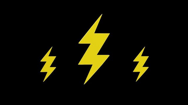 3D Thunder | Alpha Channel