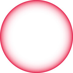 Abstract Glowing Rings with Red Radiance