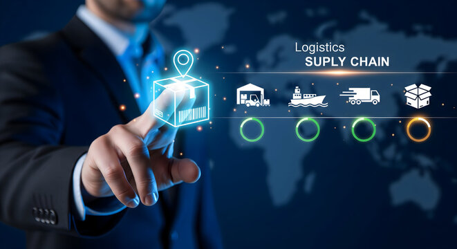 Streamline global logistics with a cutting-edge supply chain solution that makes worldwide shipping easy and reliable for businesses and consumers alike - Powered by Adobe