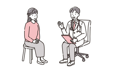 医師と患者の会話