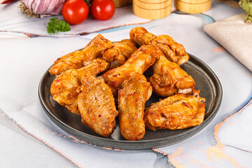 Grilled spicy chili chicken wings