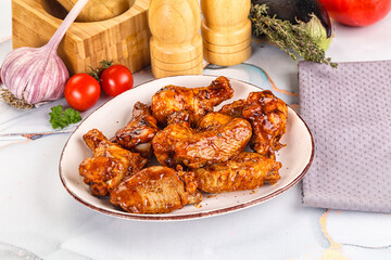 Buffalo chicken wings barbecue sauce
