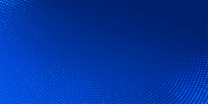 Abstract blue technology vector background with halftone grid pattern, light, and texture for business design illustration