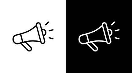 Announcement  White Icon Set Design