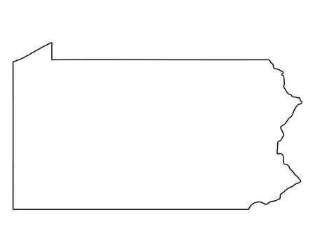 Karte von Pennsylvania
