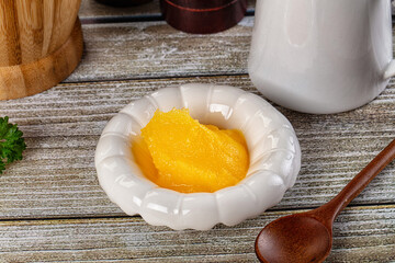 Golden Ghee melted homemade butter