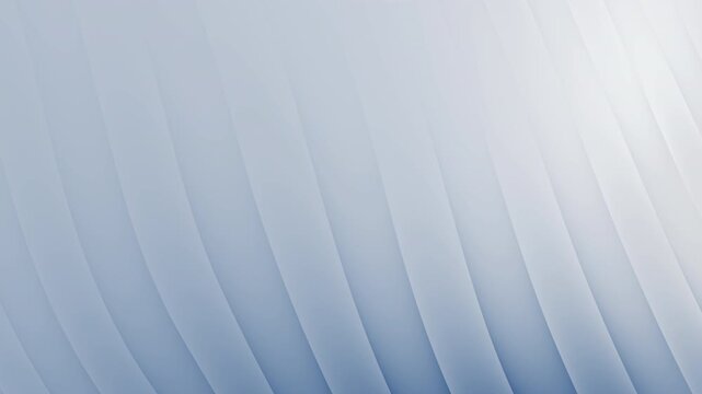 Smooth gradient blues and whites form layered, undulating stripes creating an abstract background. The animation is smooth and flowing, with soft lighting that gives an ethereal and calm mood.