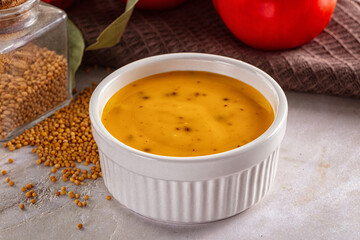 Honey and mustard sauce flavor seasoning dip
