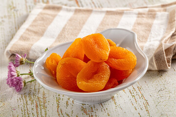 Sweet dry aprocot fruit heap