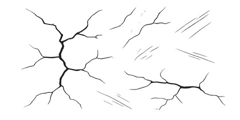 Golden 3D metallic illustration of a country map silhouette with a crack in the ground border design