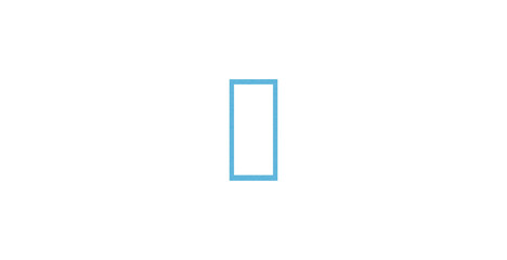 Square, Rectangle, Light Blue, Collage Rectangle, Made of Paper, Photo Frame on Transparent Background.