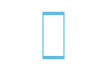 Square, Rectangle, Light Blue, Collage Rectangle, Made of Paper, Photo Frame on Transparent Background.