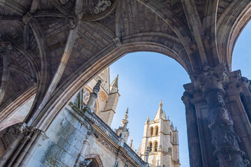 Cityscape of Leon (Castilla y Leon, Spain)