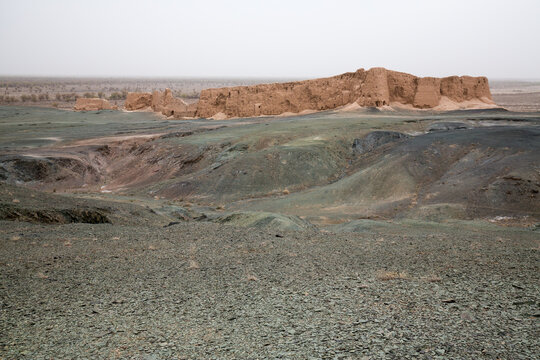 Ruins of ancient Dzhanpik-kala fortress