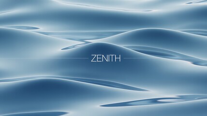 Elegant abstract waves ripple smoothly in serene blue tones, perfect for a modern backdrop, artistic presentation, or sophisticated website design