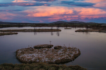 View of landscape in Iceland 