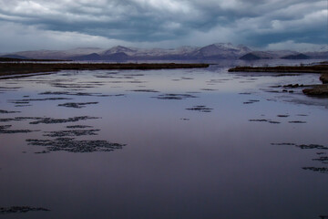 View of landscape in Iceland 