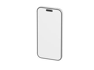 Clean, modern smartphone mockup on white. Ideal for showcasing app designs, UI concepts, or device presentation